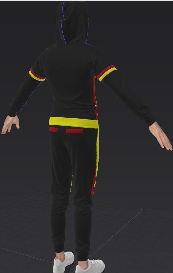 Athletic Wears Collection Video Tutorial 3D model_46