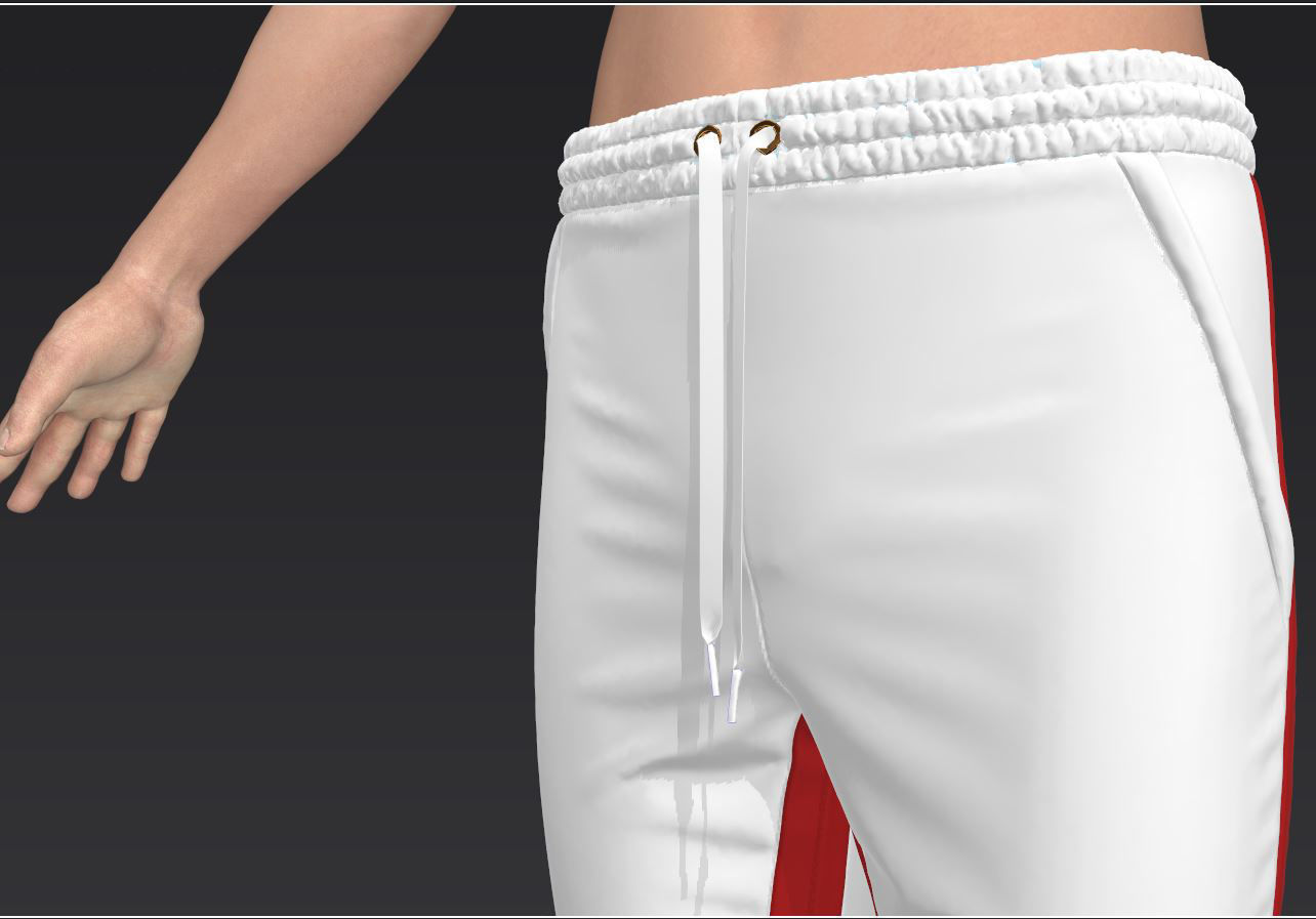 Athletic Wears Collection Video Tutorial 3D model_64