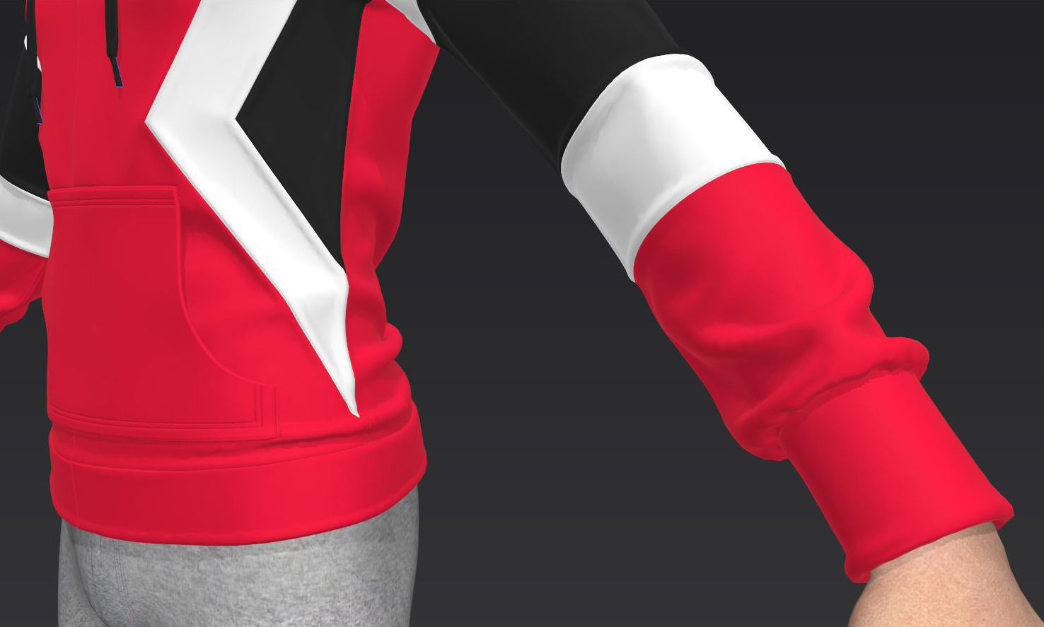 Athletic Wears Collection Video Tutorial 3D model_26
