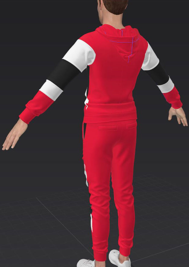 Athletic Wears Collection Video Tutorial 3D model_25