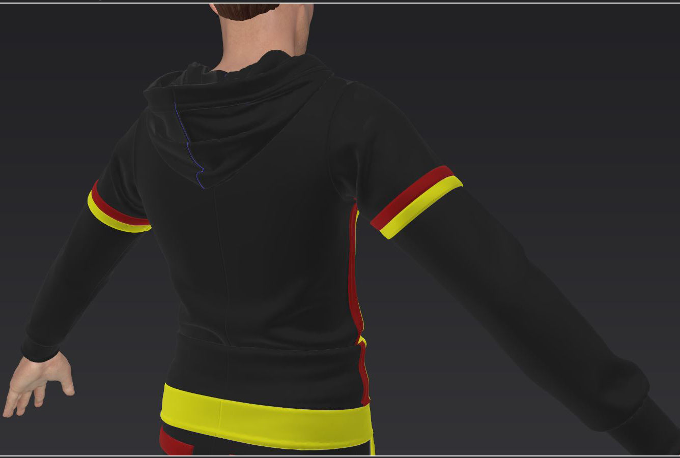 Athletic Wears Collection Video Tutorial 3D model_52