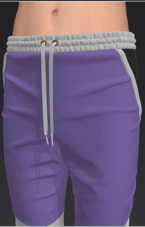 Athletic Wears Collection Video Tutorial 3D model_43