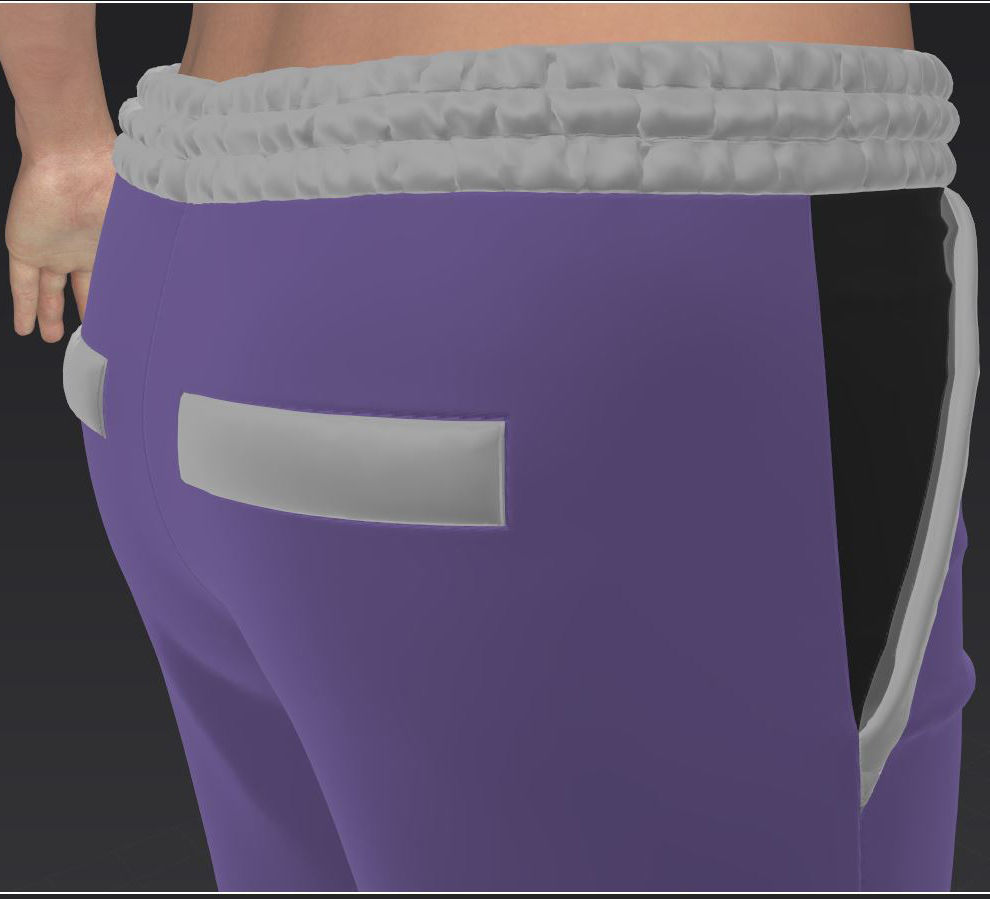 Athletic Wears Collection Video Tutorial 3D model_44