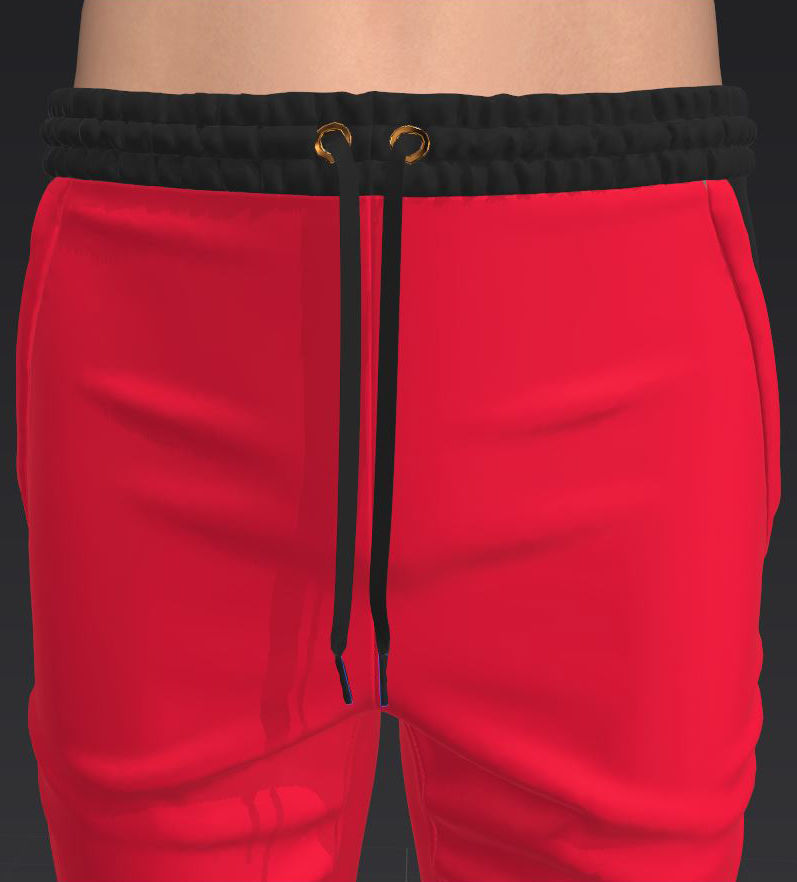 Athletic Wears Collection Video Tutorial 3D model_30