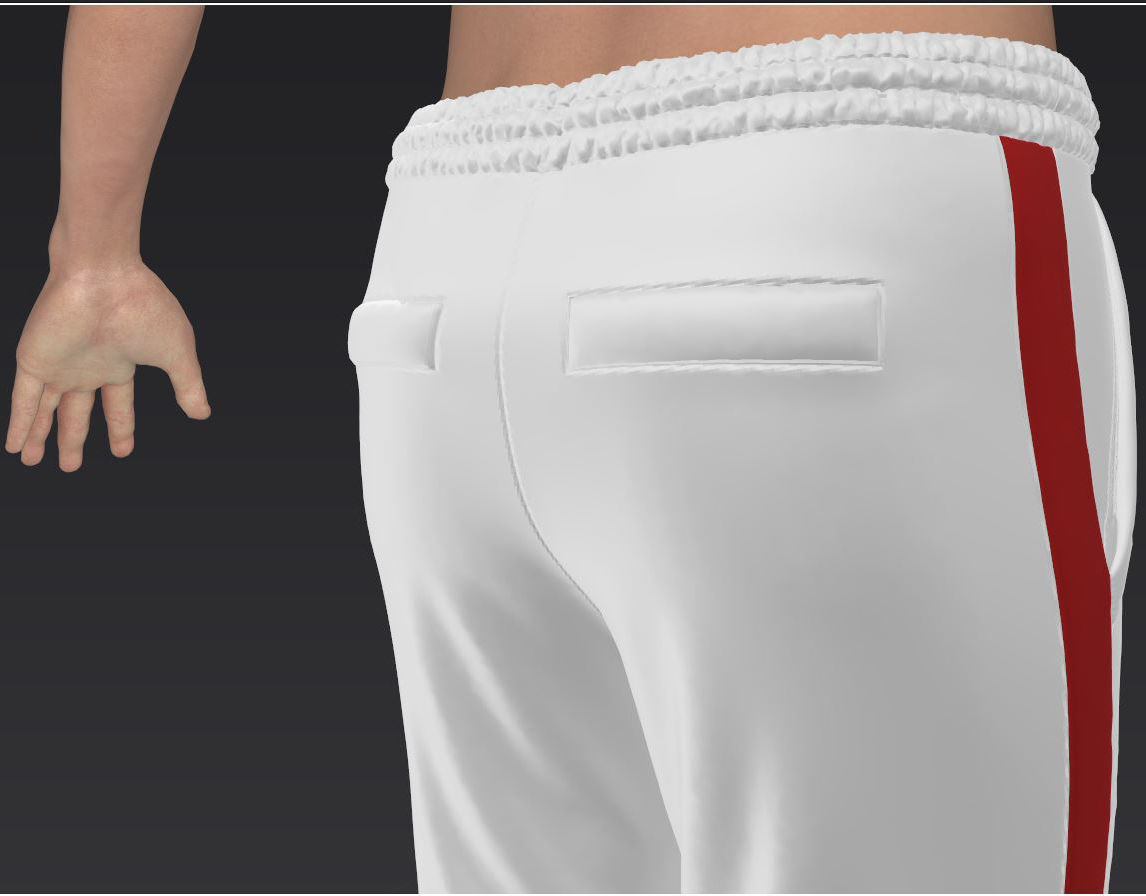 Athletic Wears Collection Video Tutorial 3D model_65