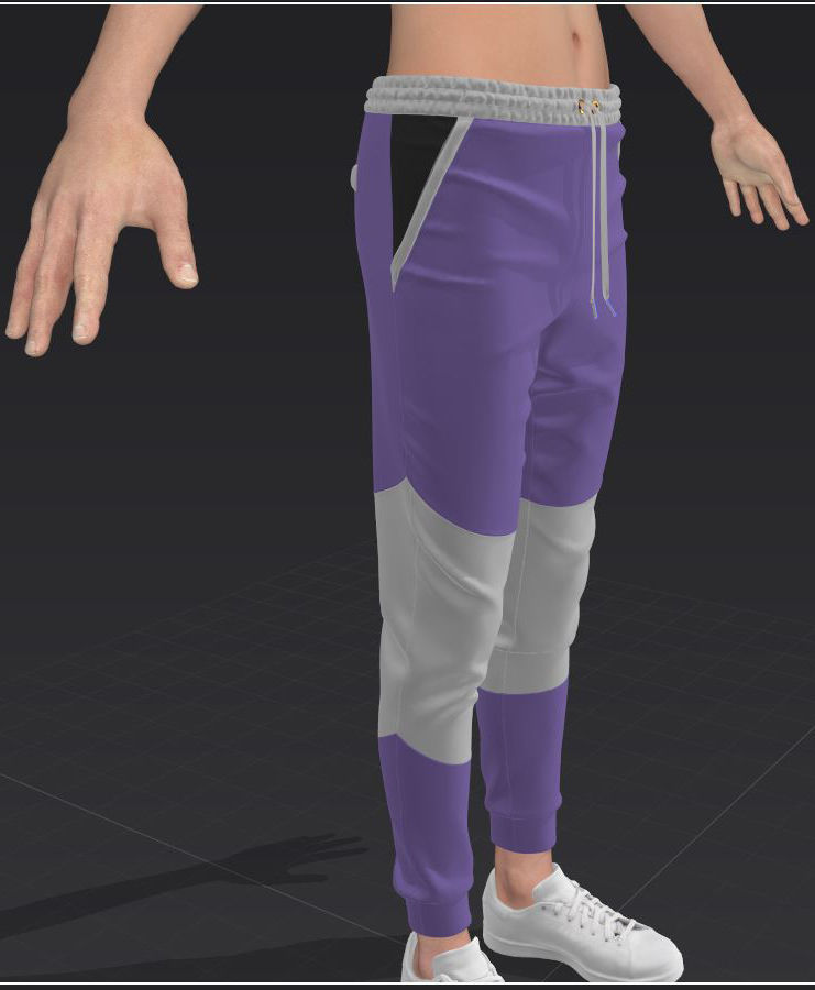 Athletic Wears Collection Video Tutorial 3D model_42