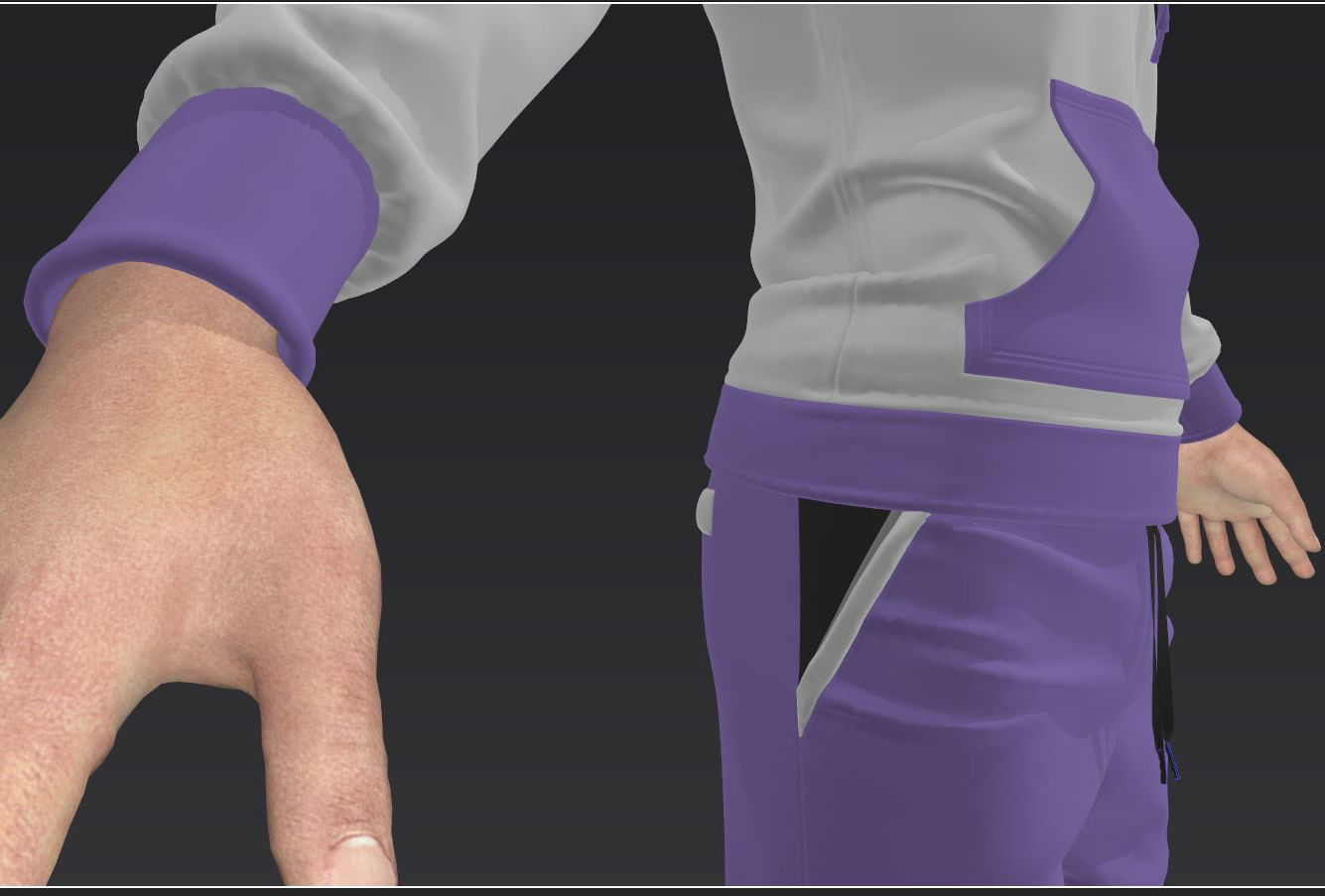 Athletic Wears Collection Video Tutorial 3D model_32