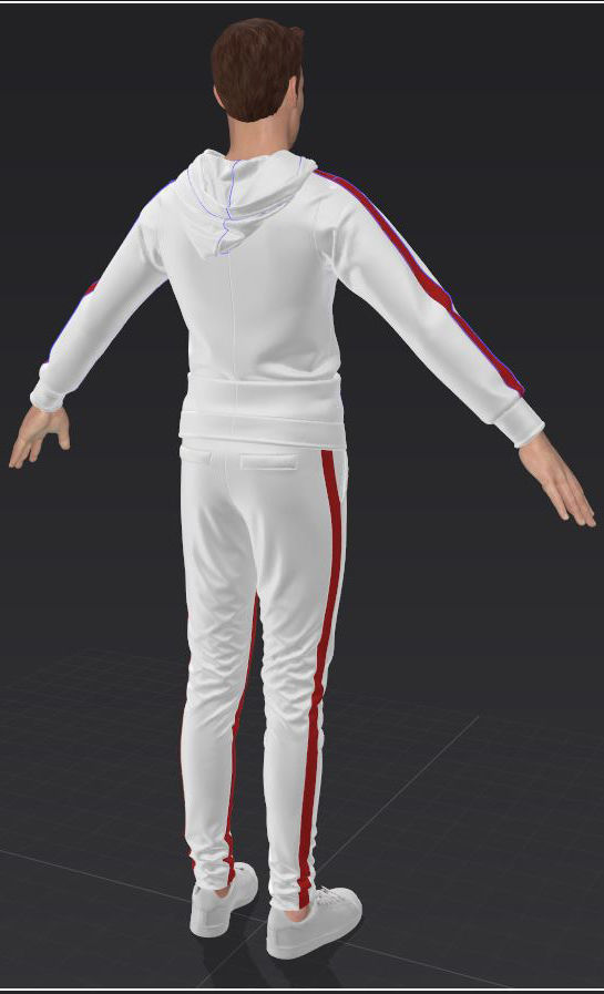 Athletic Wears Collection Video Tutorial 3D model_60