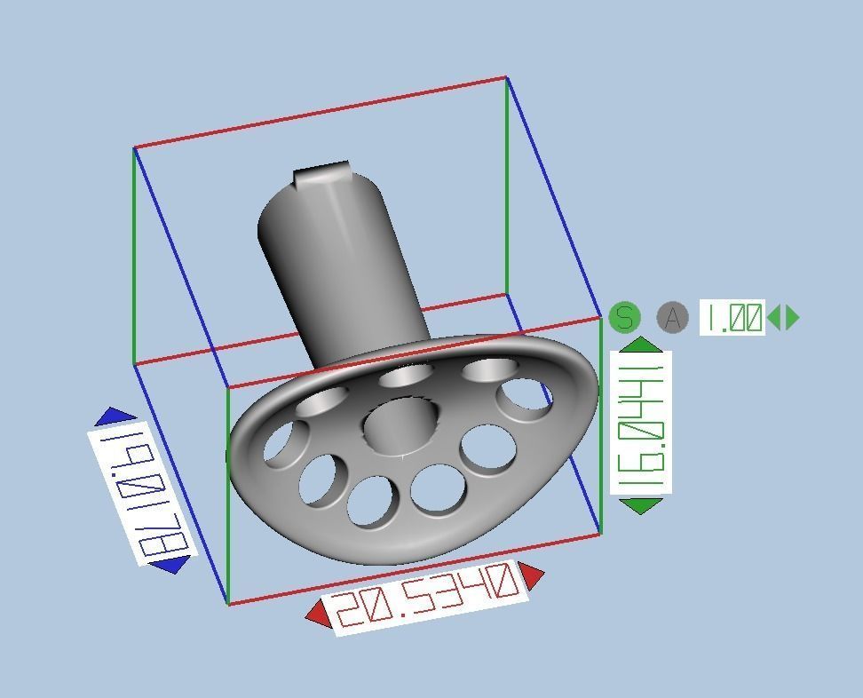 Ocular impression tray S M L 3D print model_4