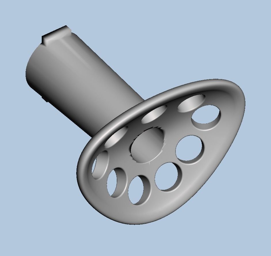 Ocular impression tray S M L 3D print model_1
