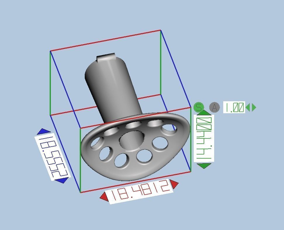 Ocular impression tray S M L 3D print model_5