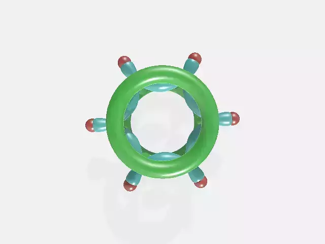 Benzene Orbital hybridisation Free 3D model