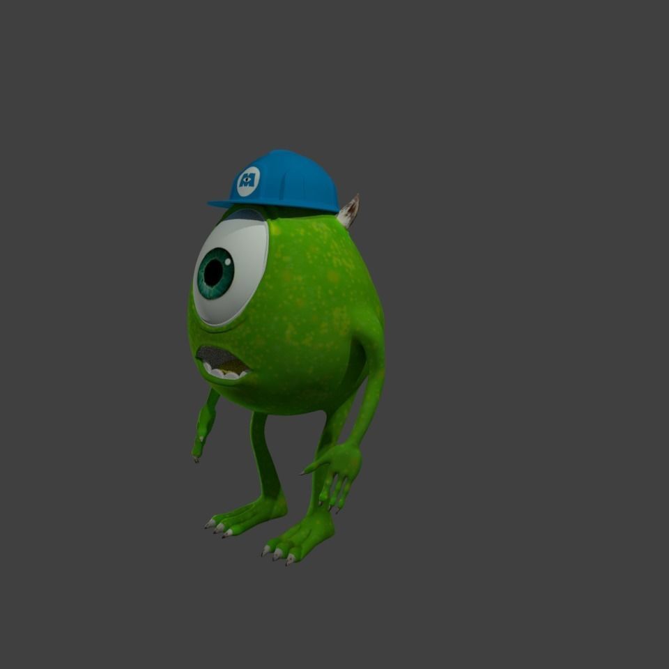 Mike Wazowski  3D model_1