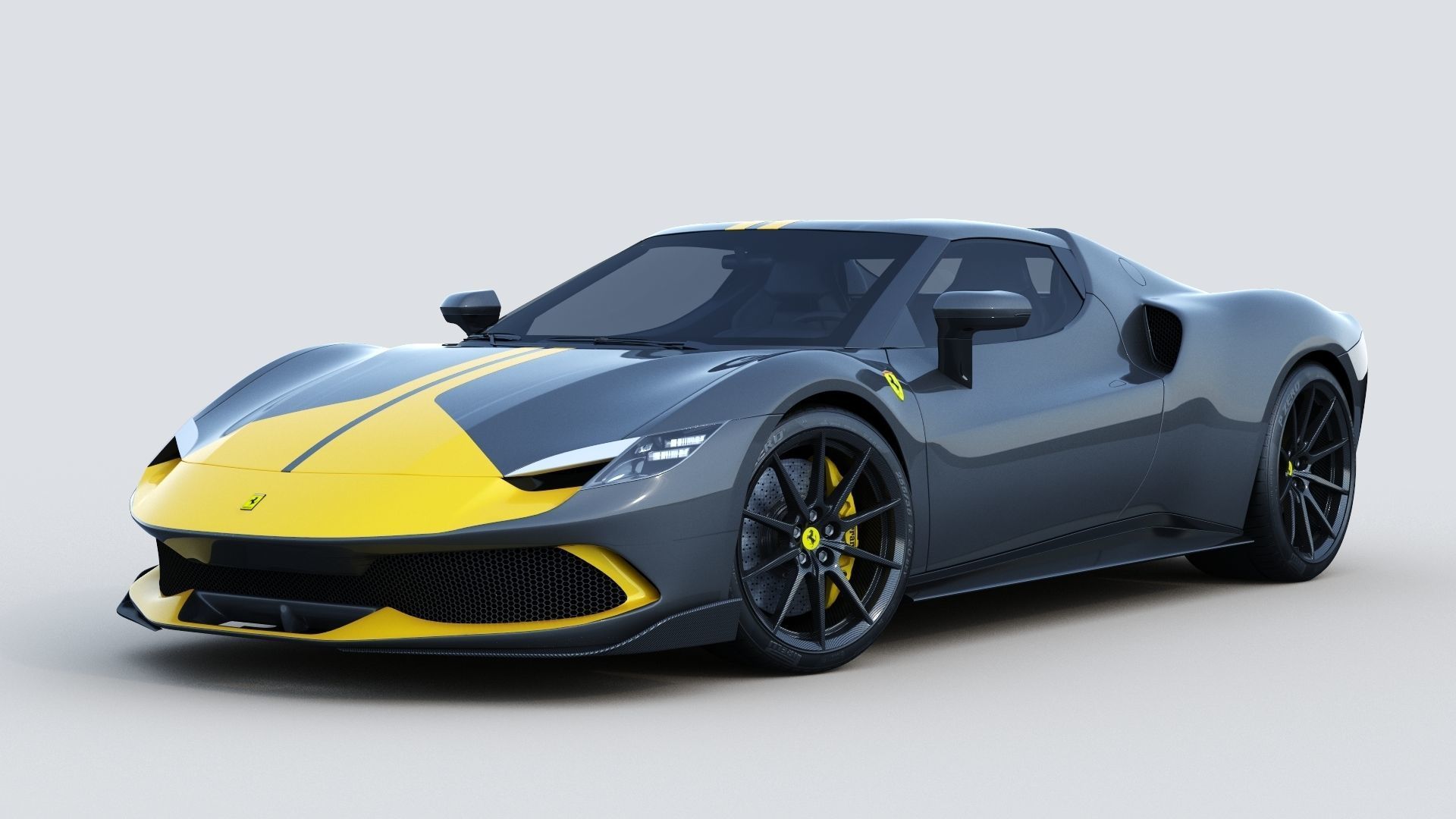 Ferrari 296 GTB Assetto Fiorano 2022 3D model_1