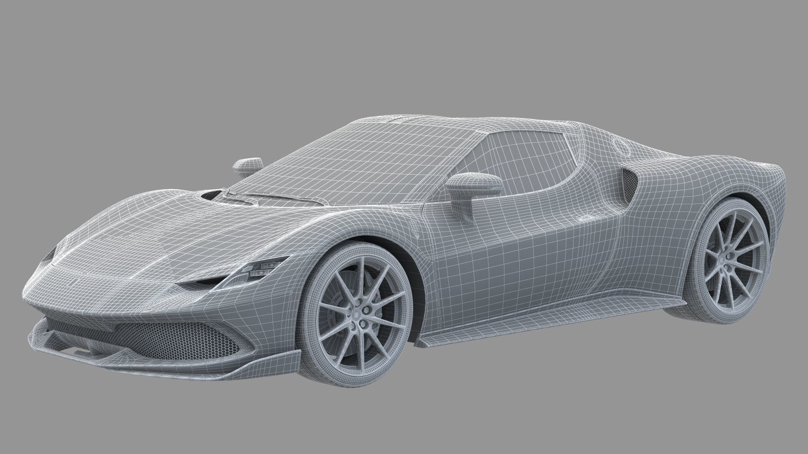 Ferrari 296 GTB Assetto Fiorano 2022 3D model_12