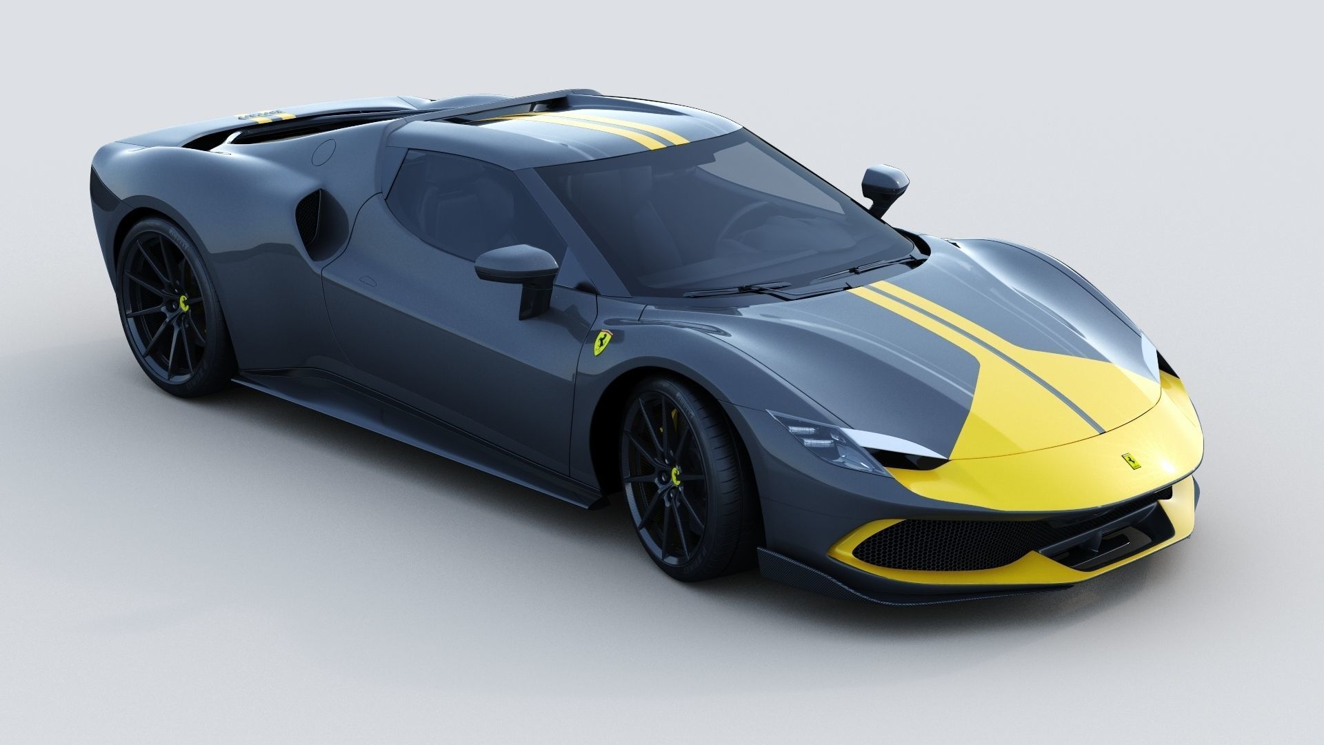 Ferrari 296 GTB Assetto Fiorano 2022 3D model_8