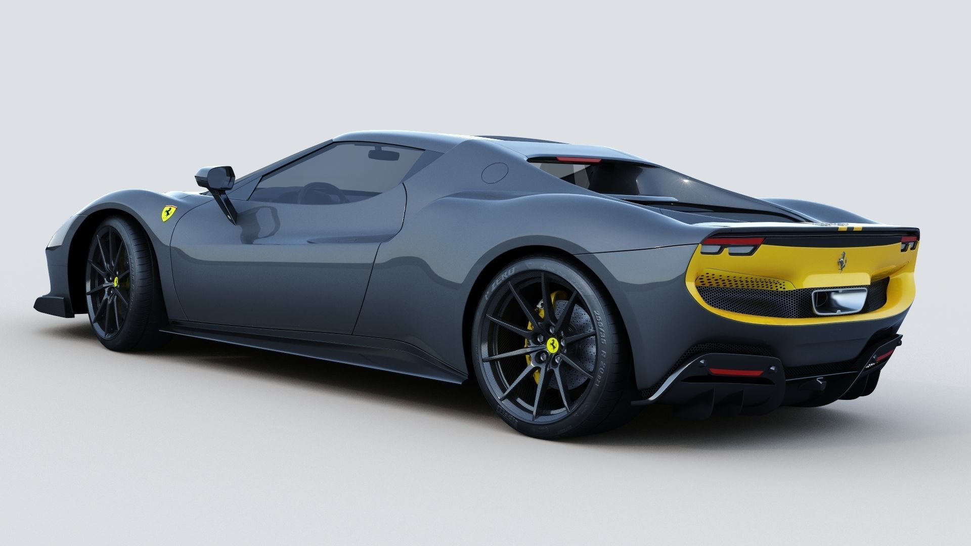 Ferrari 296 GTB Assetto Fiorano 2022 3D model_4