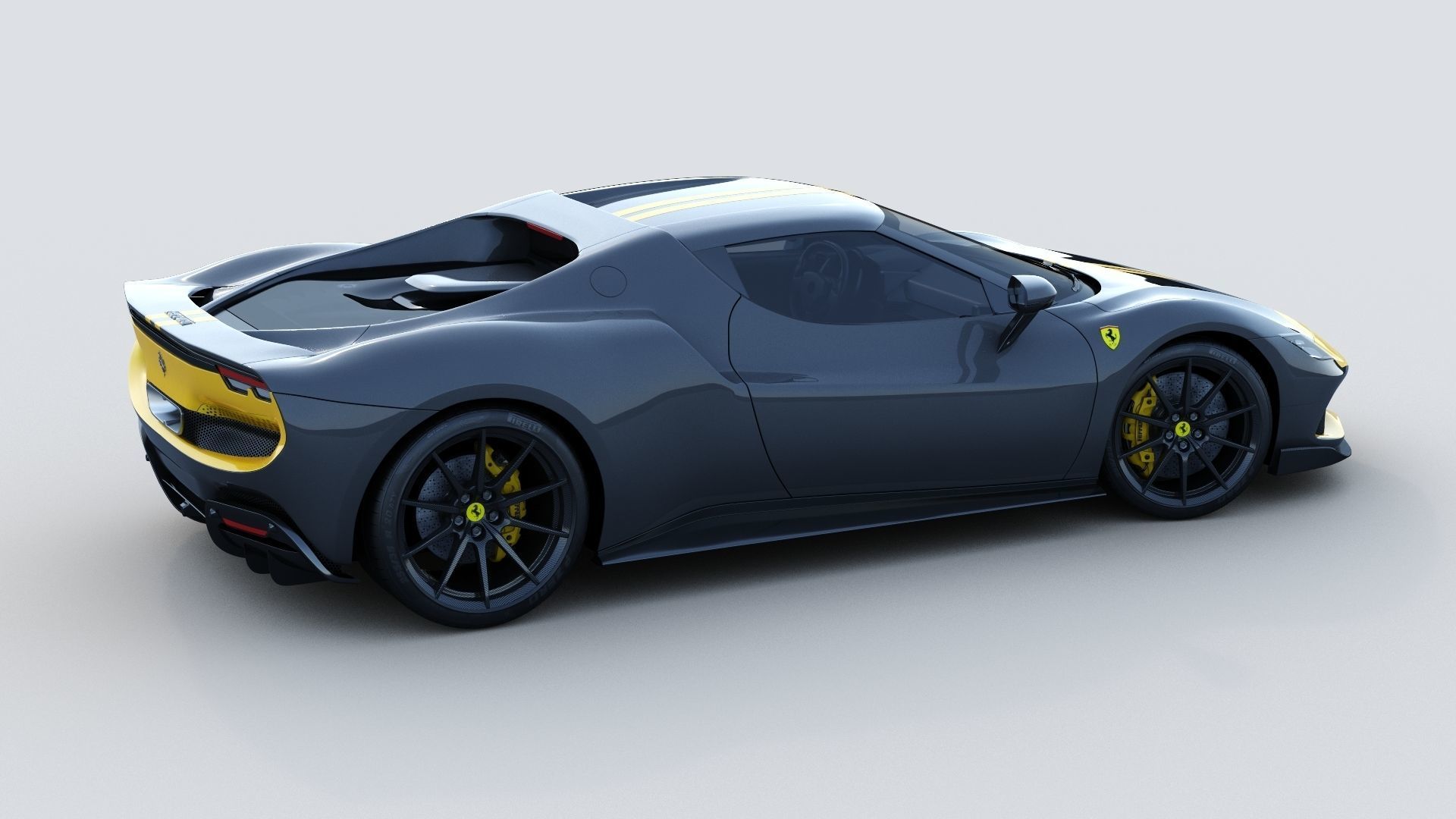 Ferrari 296 GTB Assetto Fiorano 2022 3D model_7