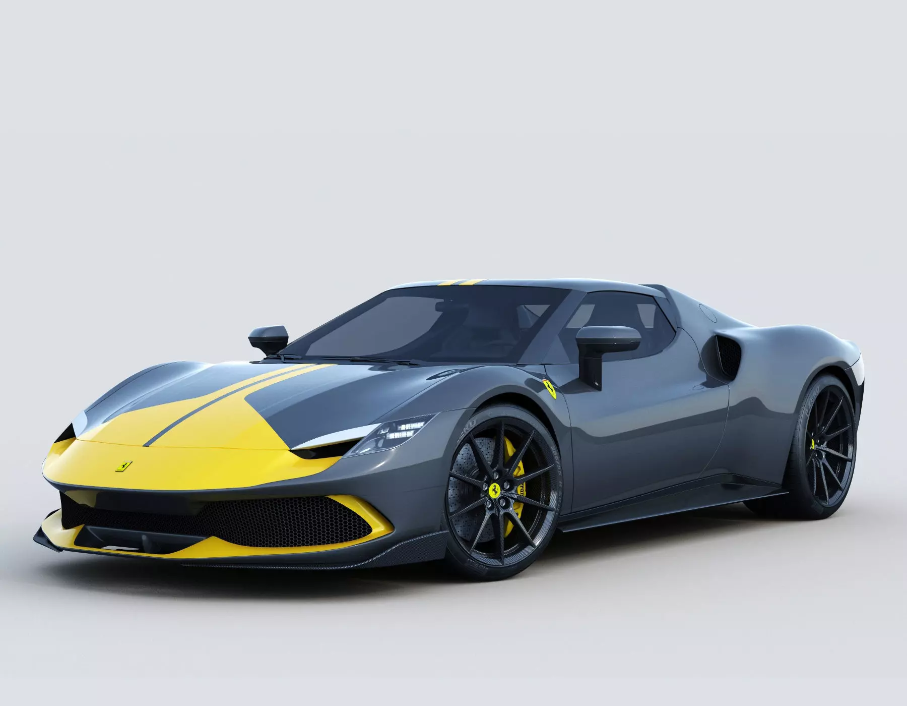 Ferrari 296 GTB Assetto Fiorano 2022 3D model_0