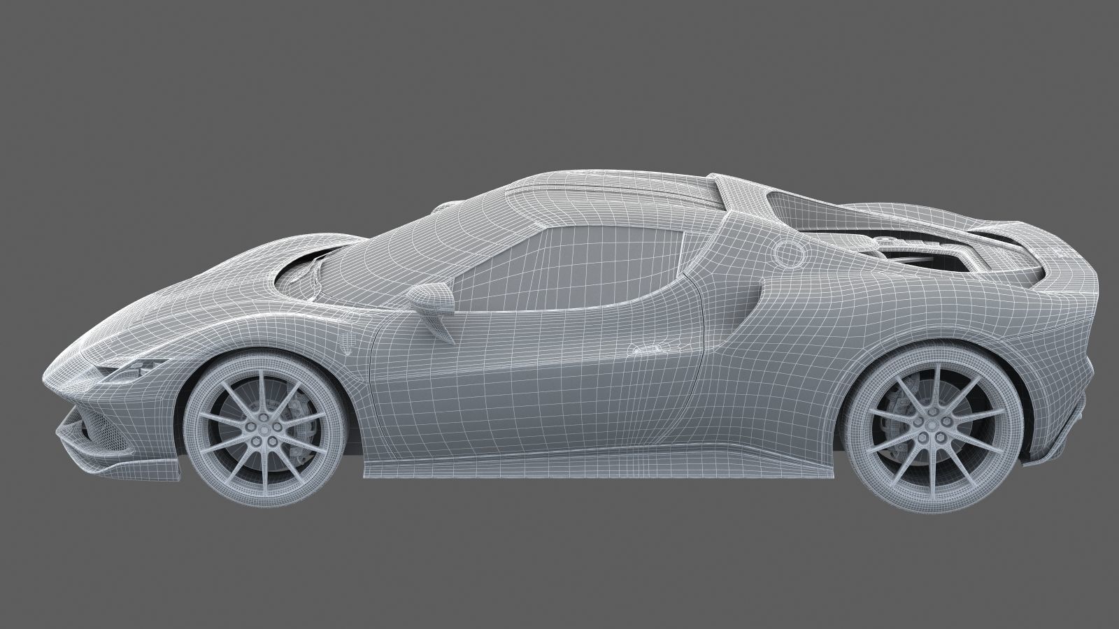 Ferrari 296 GTB Assetto Fiorano 2022 3D model_13
