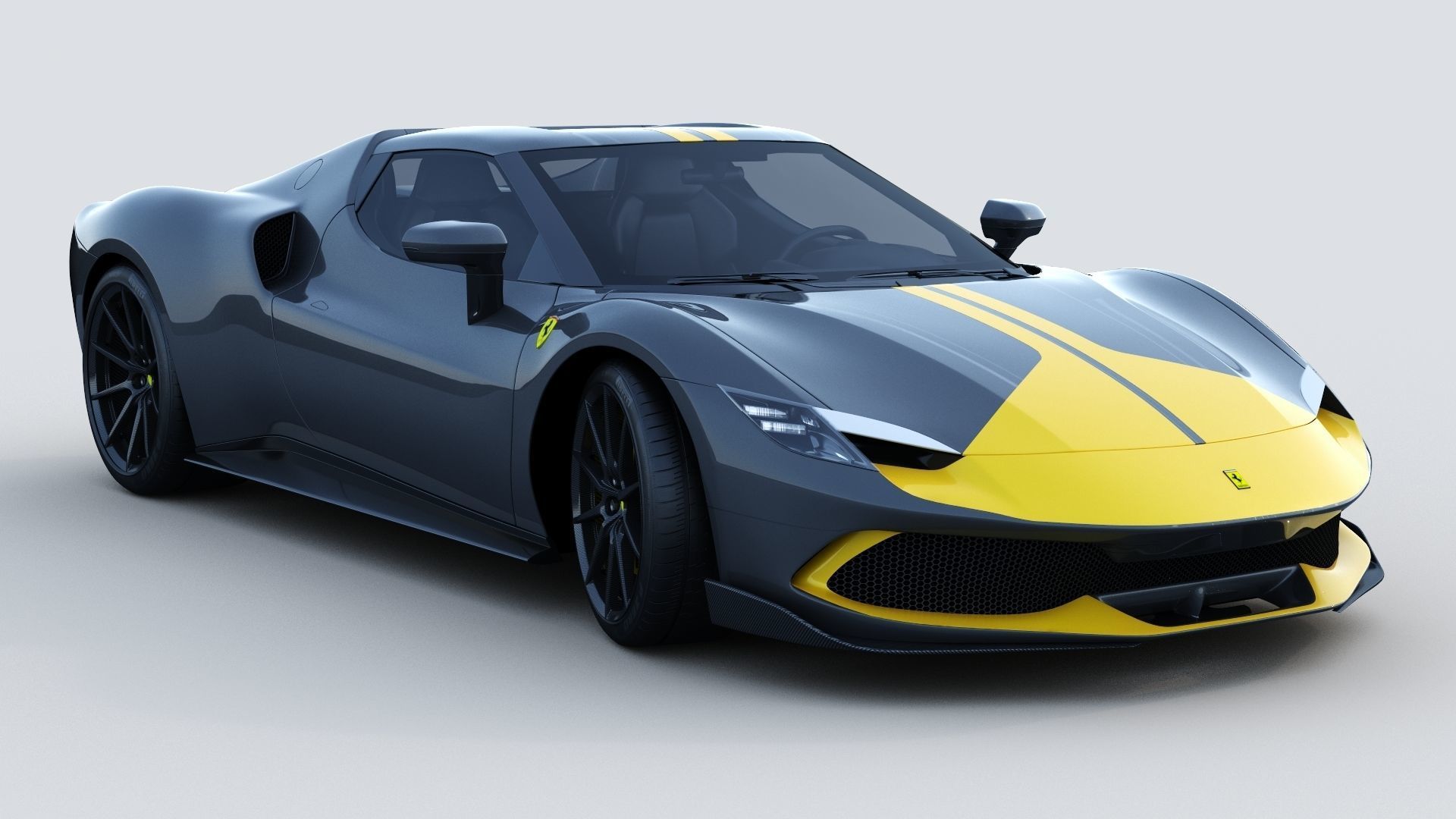 Ferrari 296 GTB Assetto Fiorano 2022 3D model_9