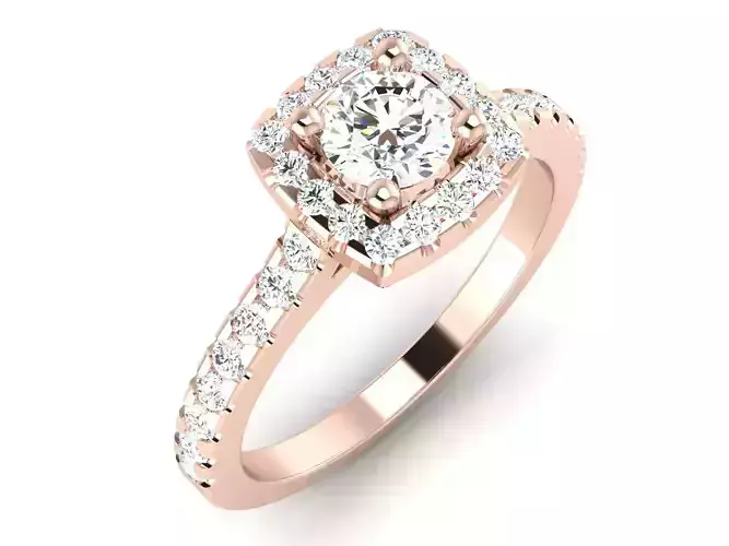 Solitaire ring model