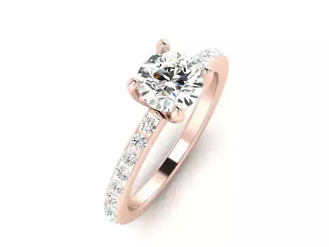 Solitaire ring model