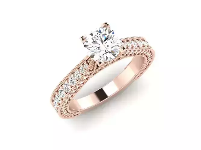 Solitaire ring model