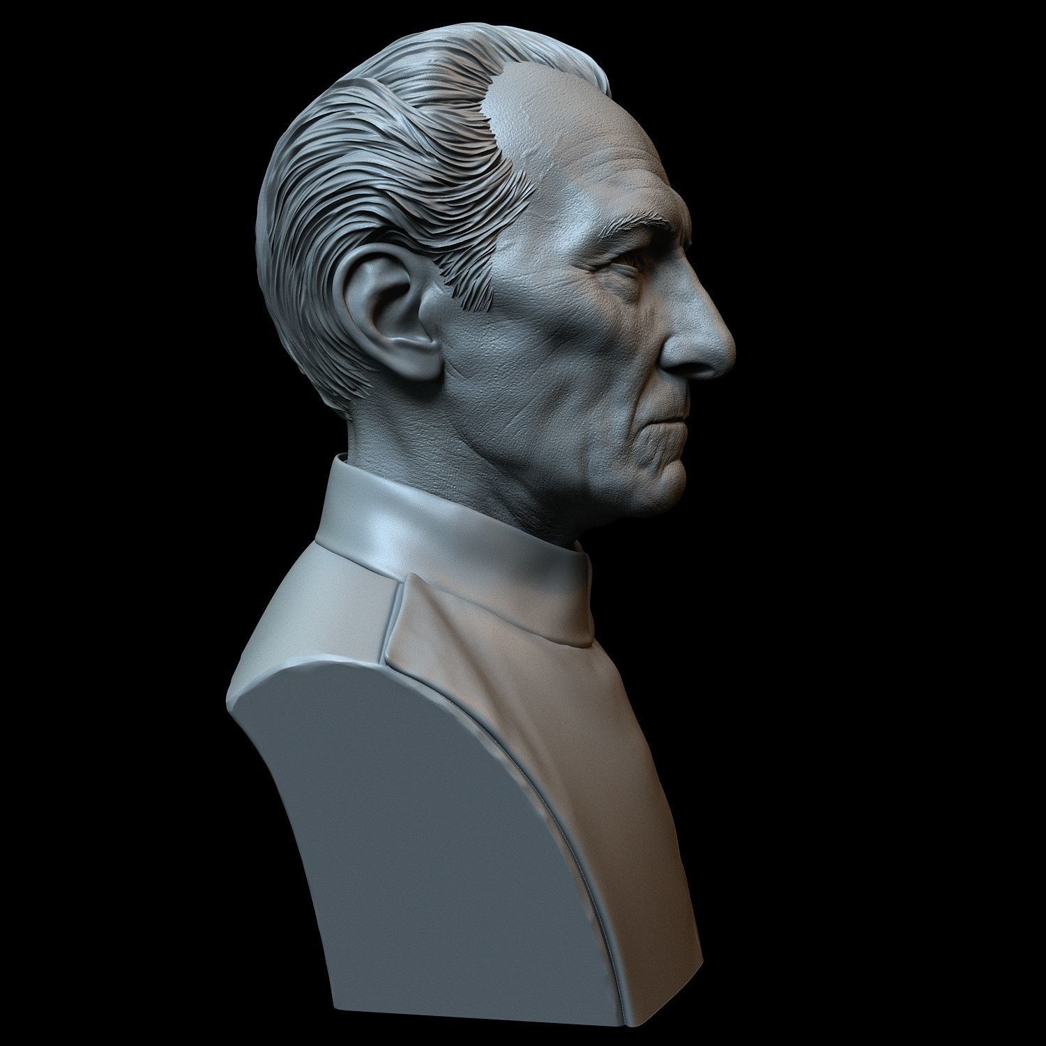 Peter Cushing as Grand Moff Tarkin 3D print model_5