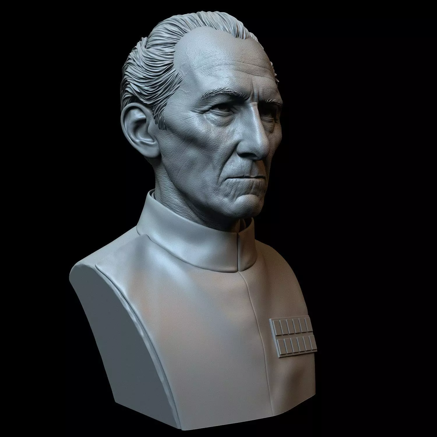 Peter Cushing as Grand Moff Tarkin 3D print model_0