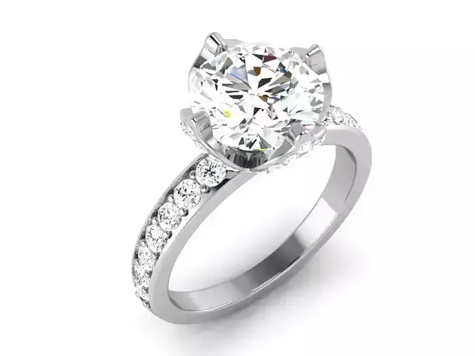 Solitaire ring model