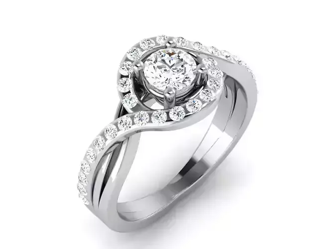 Solitaire ring model