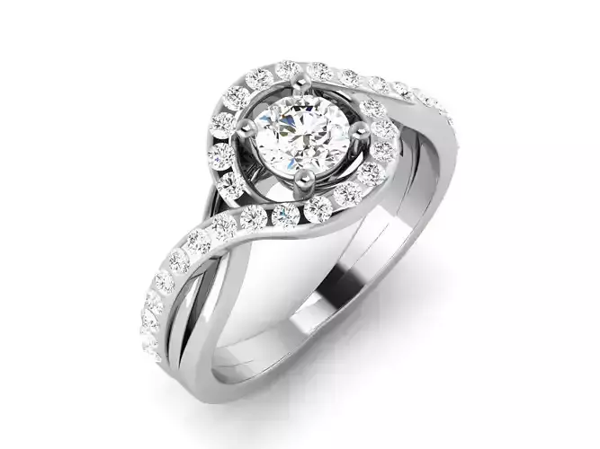 Solitaire ring model