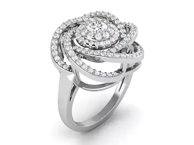 Solitaire ring model