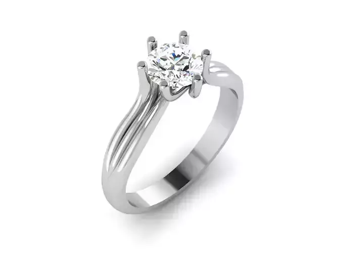 Solitaire ring model
