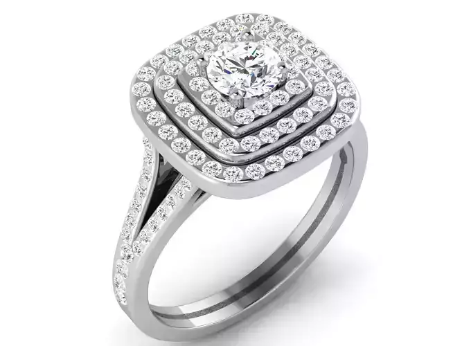 Solitaire ring model