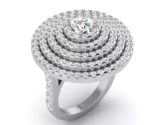 Solitaire ring model