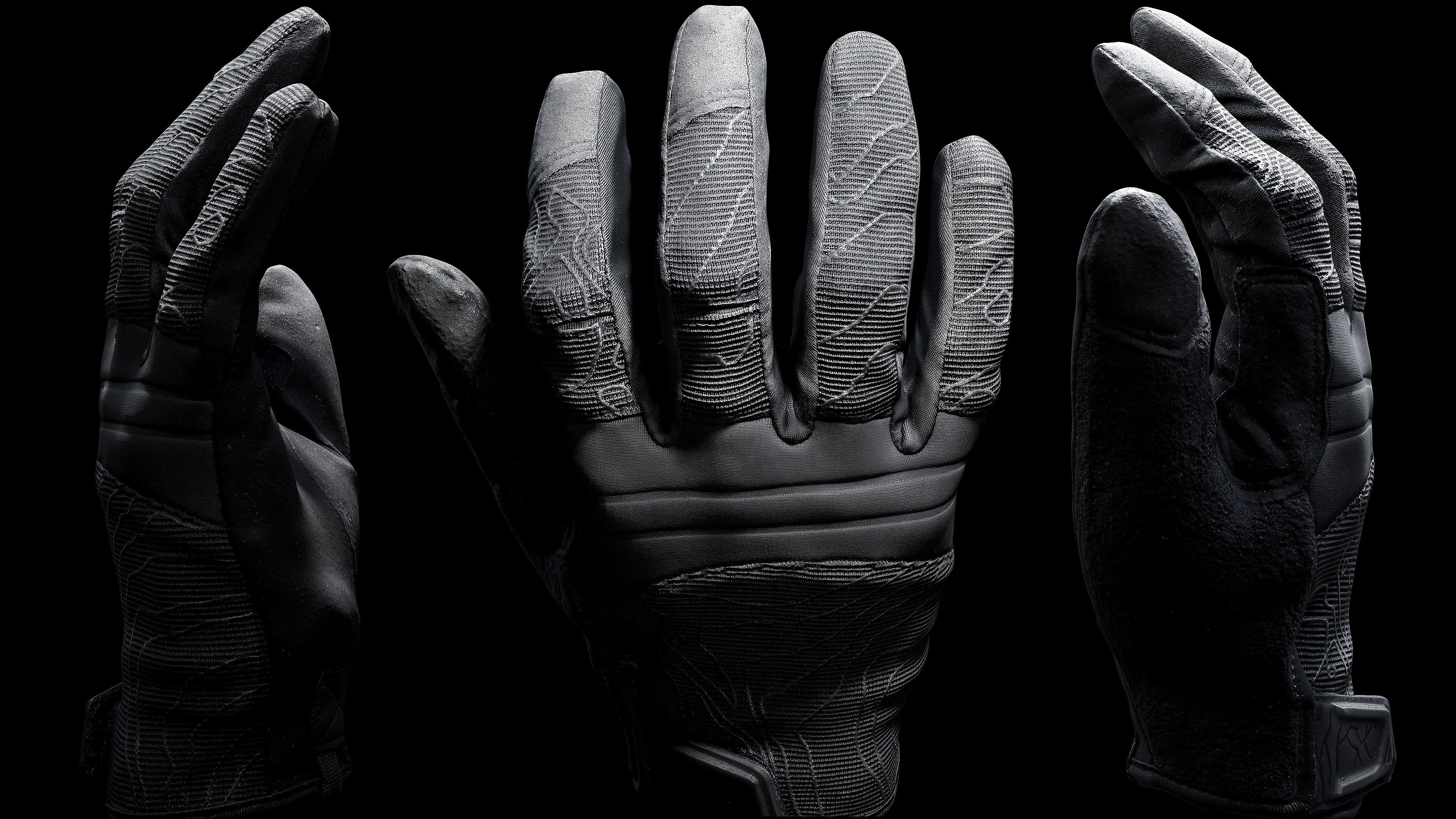 Tactical Gloves 033 Low-poly 3D model_8