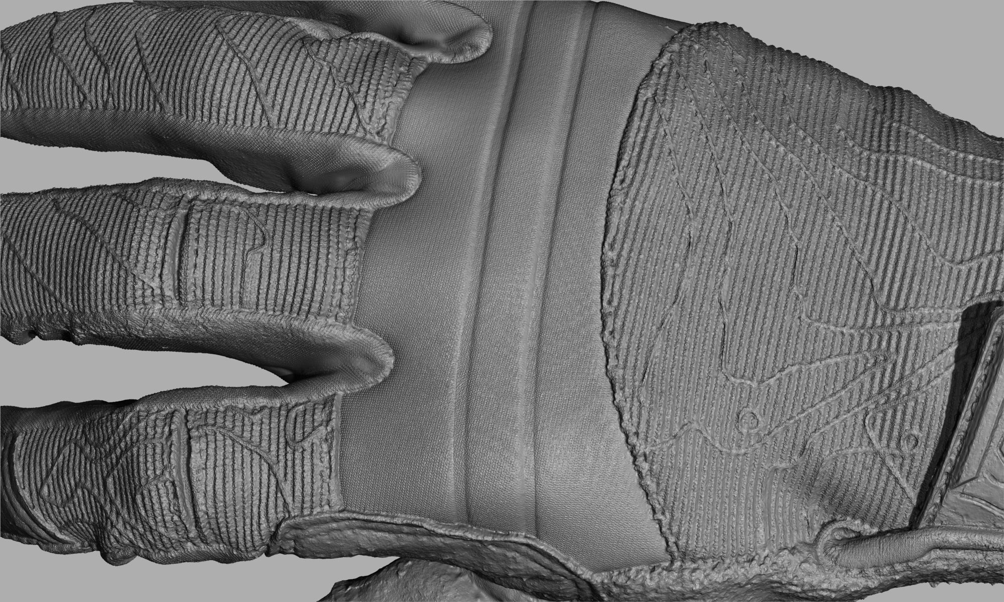 Tactical Gloves 033 Low-poly 3D model_20