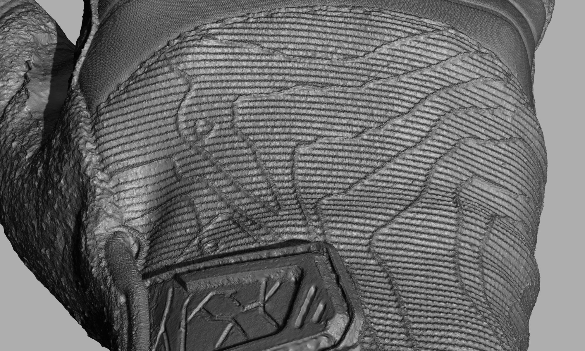 Tactical Gloves 033 Low-poly 3D model_18