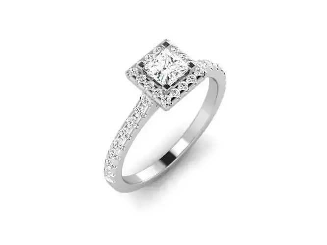 Solitaire ring model