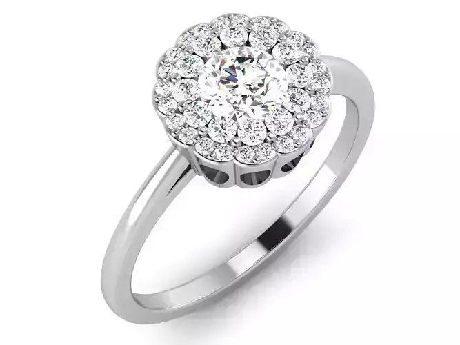Solitaire ring model
