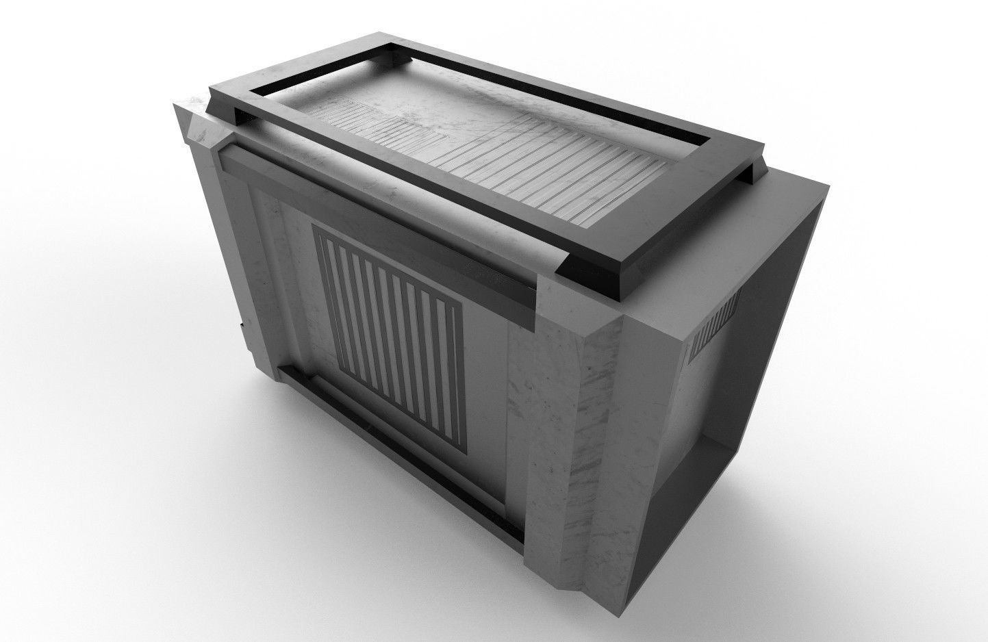 Military Radio Model 03 Low-poly 3D model_24