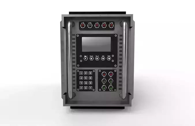 Military Radio Model 03 Low-poly 3D model