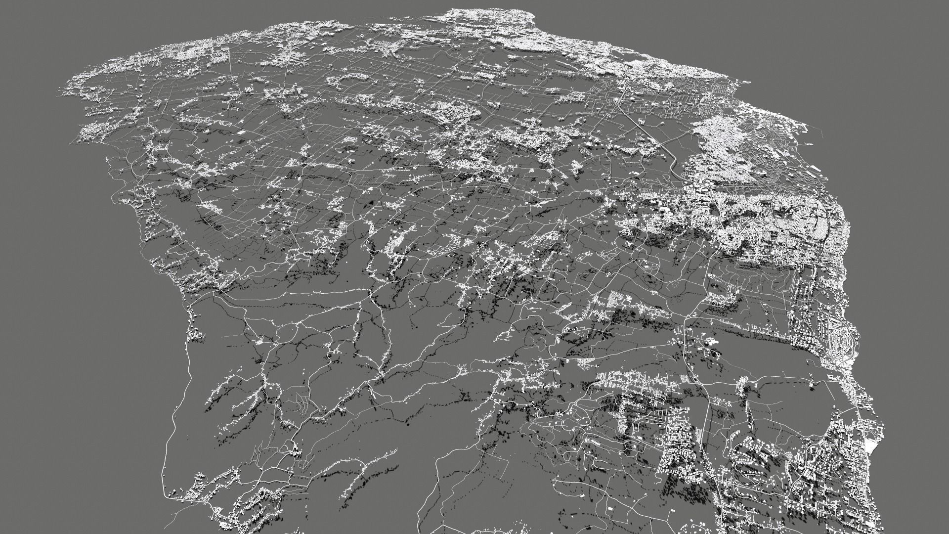 Barbados Island country 3D model_13
