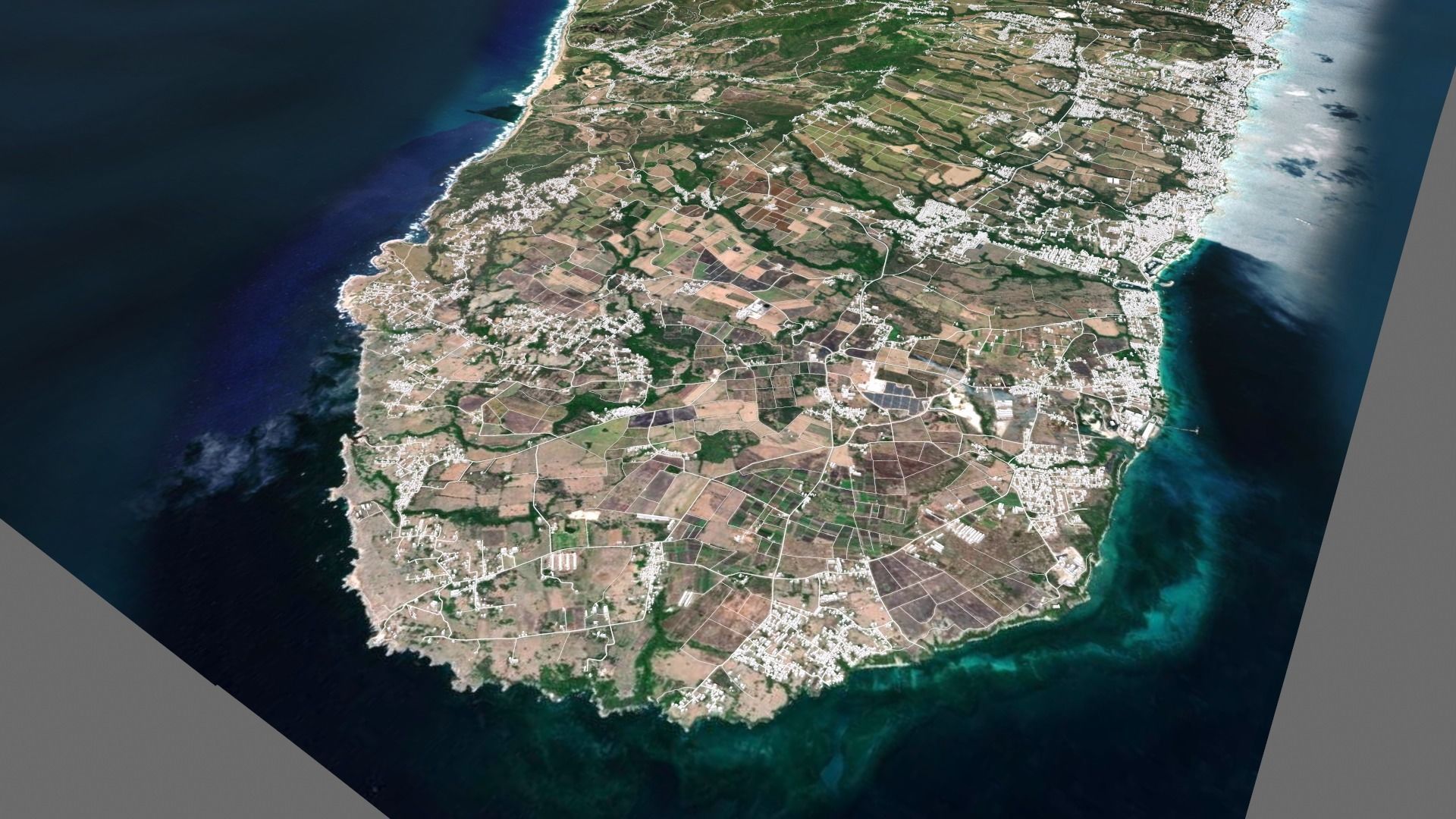 Barbados Island country 3D model_6