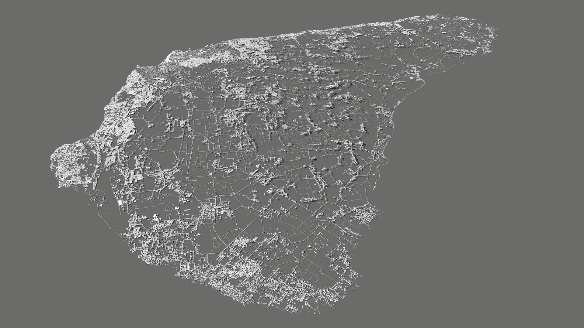 Barbados Island country 3D model_10