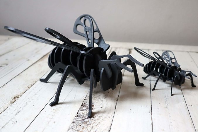 Bee Puzzle 3D print model
