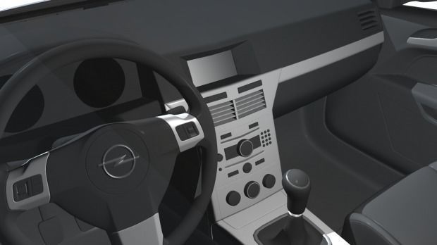 Opel Astra 3D model 3D model_2