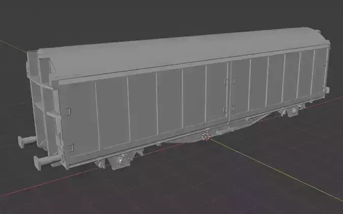 H0 1-87 scale Hbillns 303 freight car 3D print model